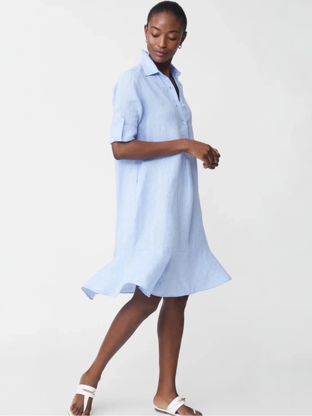 J. Mclaughlin Wellesley Linen Dress New Without Tags
